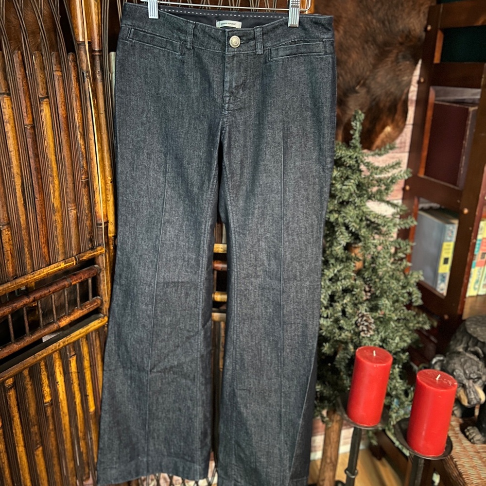 Banana republic wide leg flare jeans size 4